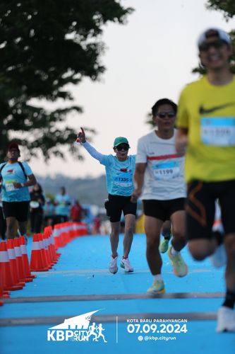 Race photo from KBP City Run 2024