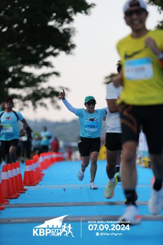 Race photo from KBP City Run 2024