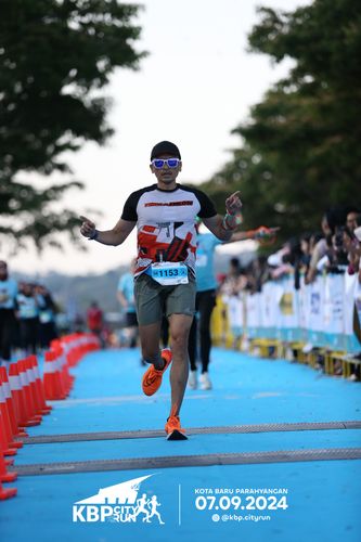 Race photo from KBP City Run 2024