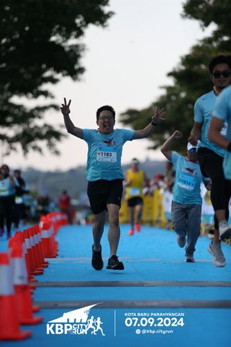 Race photo from KBP City Run 2024