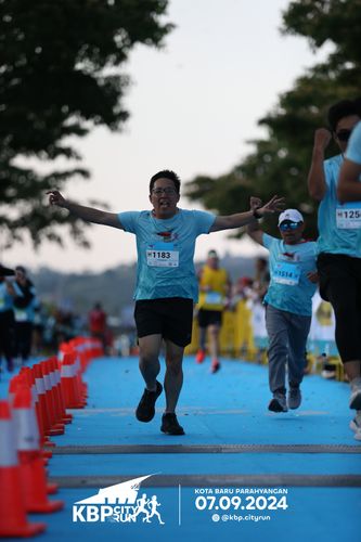 Race photo from KBP City Run 2024