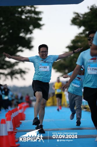 Race photo from KBP City Run 2024
