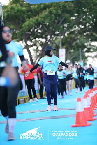 Race photo from KBP City Run 2024