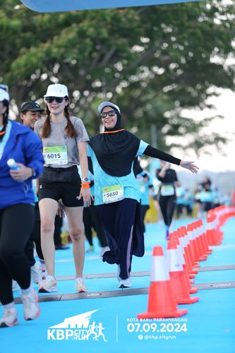 Race photo from KBP City Run 2024
