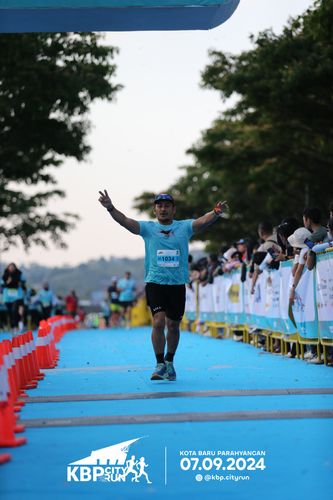 Race photo from KBP City Run 2024