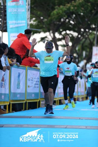 Race photo from KBP City Run 2024