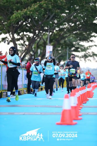 Race photo from KBP City Run 2024