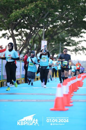 Race photo from KBP City Run 2024