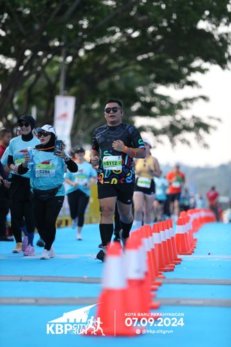 Race photo from KBP City Run 2024