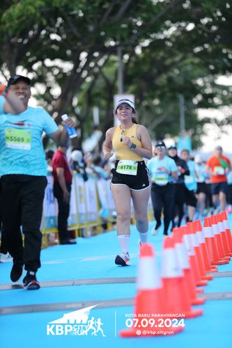 Race photo from KBP City Run 2024