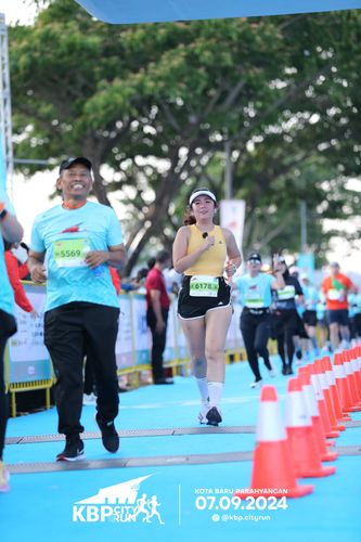 Race photo from KBP City Run 2024