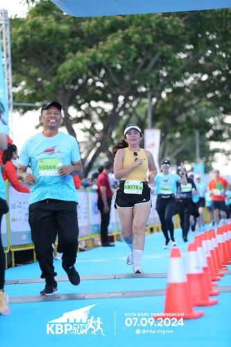 Race photo from KBP City Run 2024