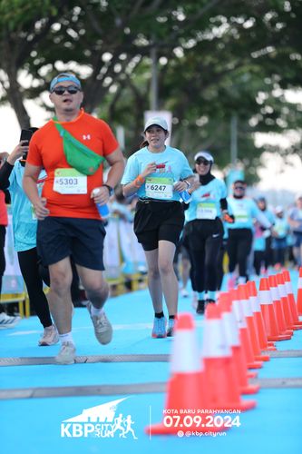 Race photo from KBP City Run 2024