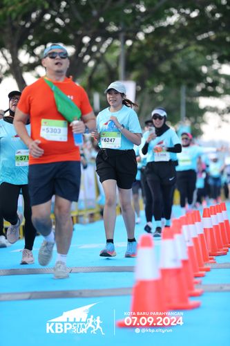 Race photo from KBP City Run 2024