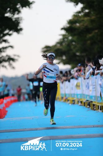 Race photo from KBP City Run 2024