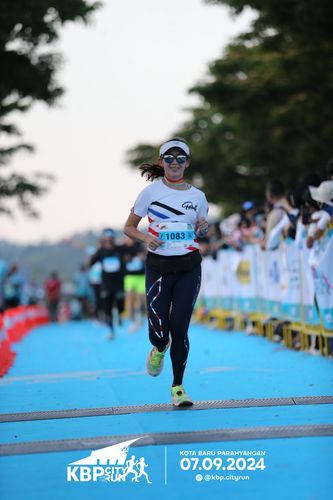 Race photo from KBP City Run 2024