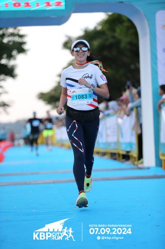 Race photo from KBP City Run 2024