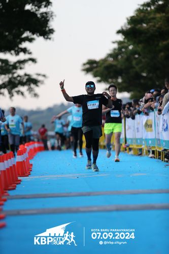 Race photo from KBP City Run 2024