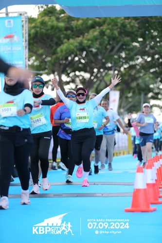 Race photo from KBP City Run 2024