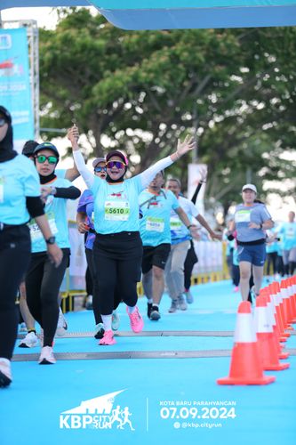 Race photo from KBP City Run 2024