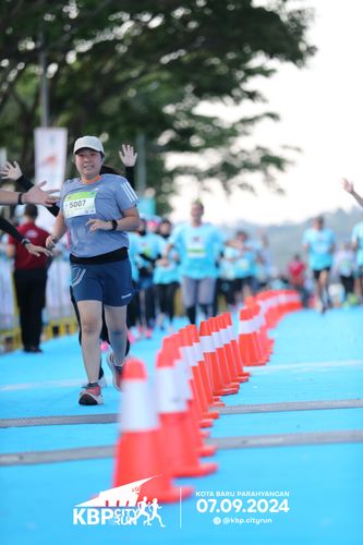 Race photo from KBP City Run 2024