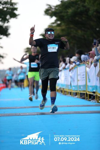 Race photo from KBP City Run 2024