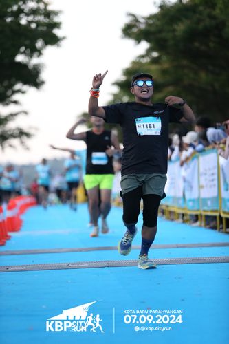 Race photo from KBP City Run 2024