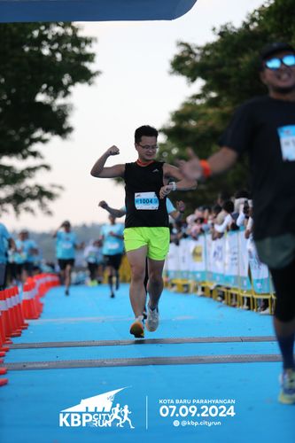 Race photo from KBP City Run 2024