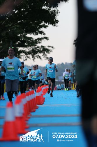 Race photo from KBP City Run 2024