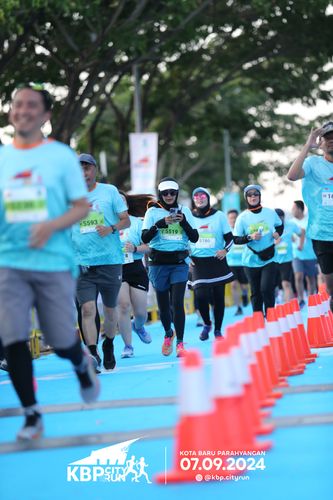 Race photo from KBP City Run 2024