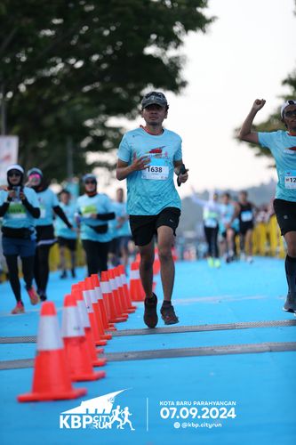 Race photo from KBP City Run 2024