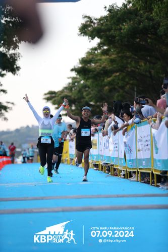 Race photo from KBP City Run 2024