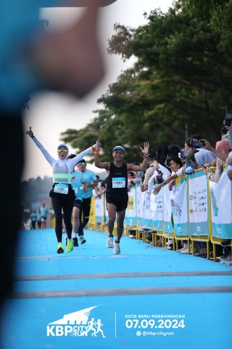 Race photo from KBP City Run 2024