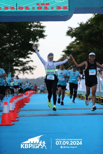 Race photo from KBP City Run 2024
