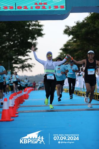 Race photo from KBP City Run 2024