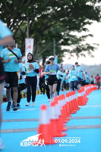Race photo from KBP City Run 2024