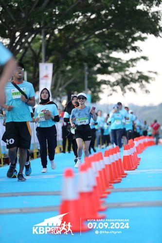 Race photo from KBP City Run 2024