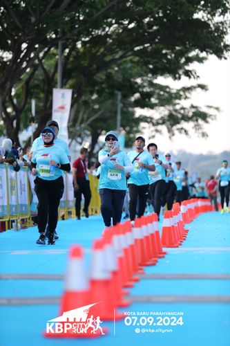 Race photo from KBP City Run 2024