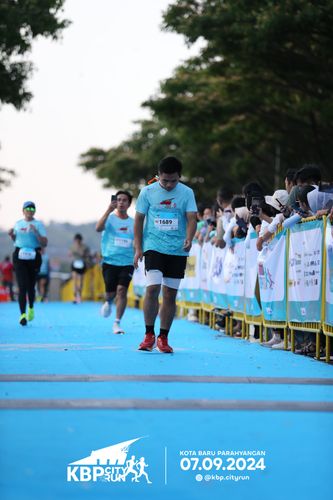 Race photo from KBP City Run 2024