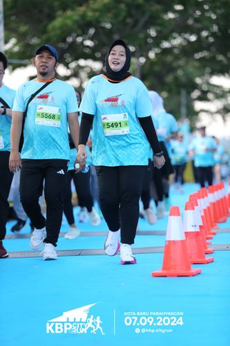 Race photo from KBP City Run 2024