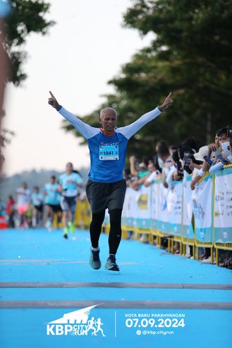 Race photo from KBP City Run 2024