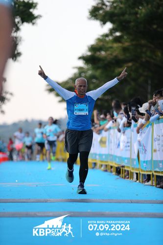 Race photo from KBP City Run 2024