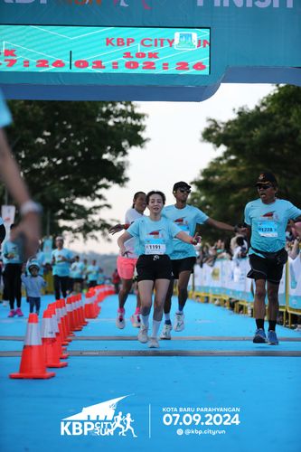 Race photo from KBP City Run 2024