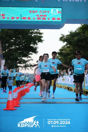 Race photo from KBP City Run 2024