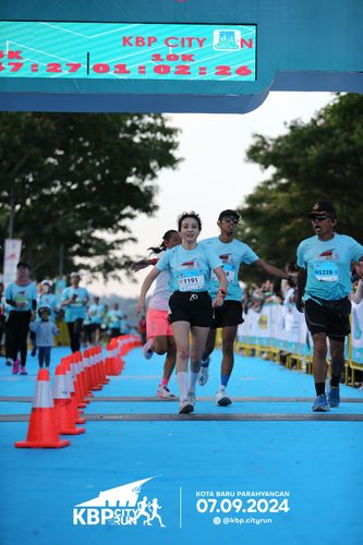 Race photo from KBP City Run 2024