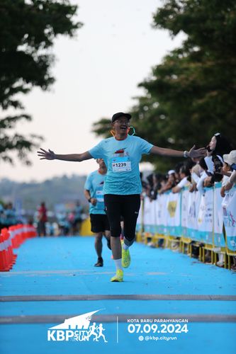 Race photo from KBP City Run 2024