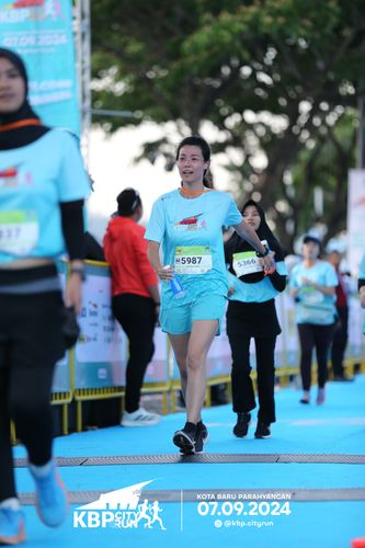 Race photo from KBP City Run 2024