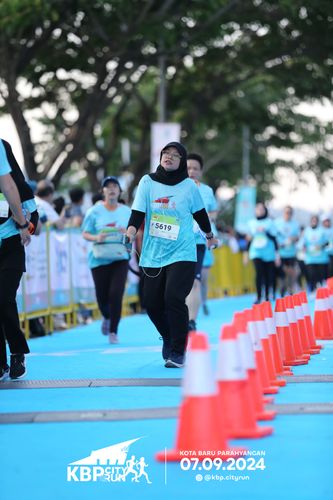 Race photo from KBP City Run 2024