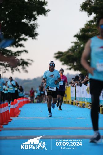 Race photo from KBP City Run 2024