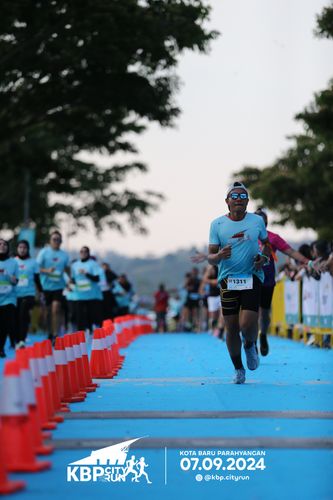 Race photo from KBP City Run 2024